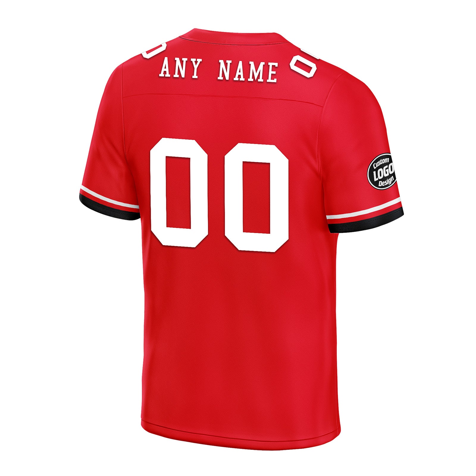 Custom Red Houston Personalized Authentic Football Jersey FBJ02-D020263-12