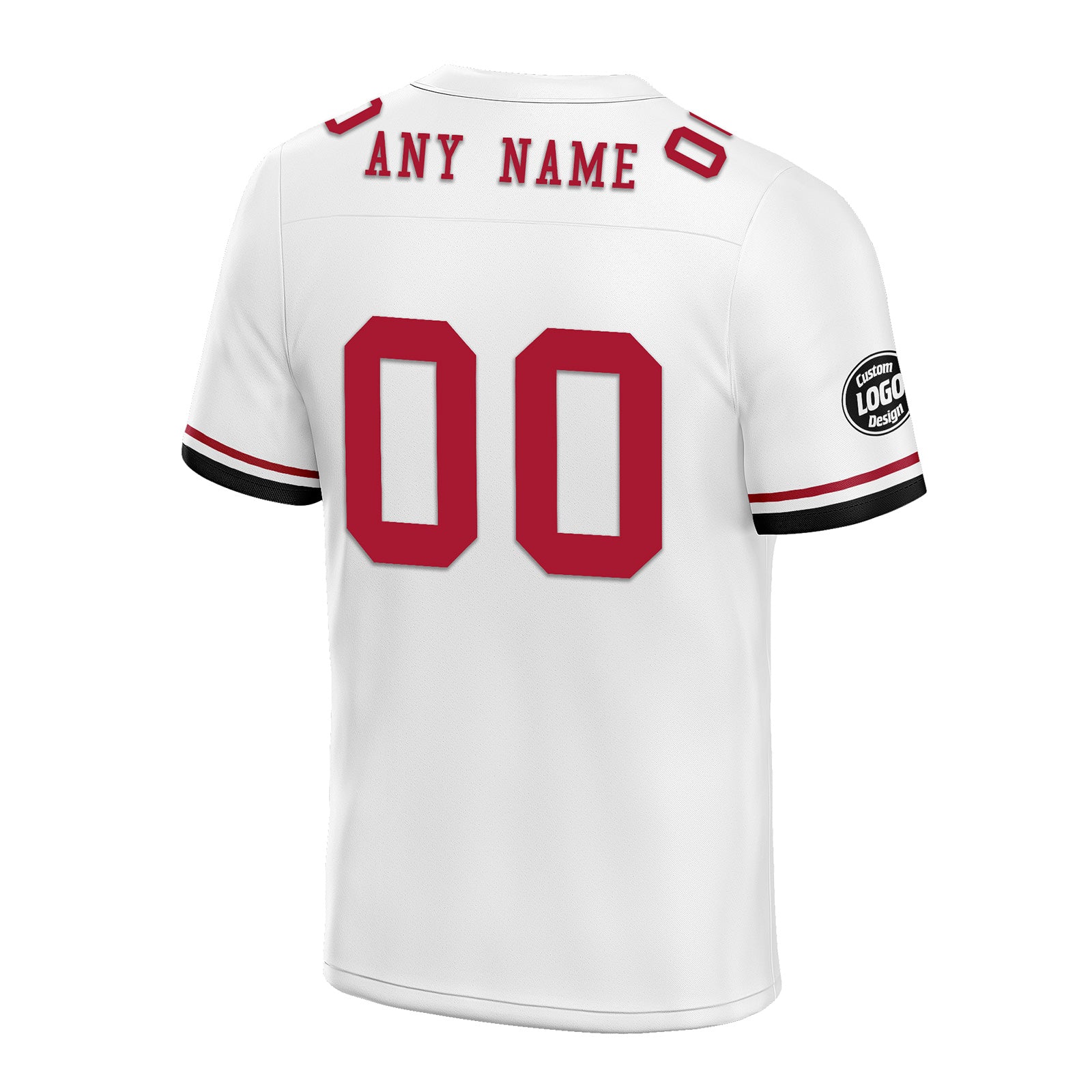 Custom White Atlanta Personalized Authentic Football Jersey FBJ02-D020263-3