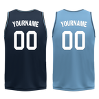 Custom Blue Classic Style Reversible Basketball Uniform Personalized Ordinary BBJR-D017032