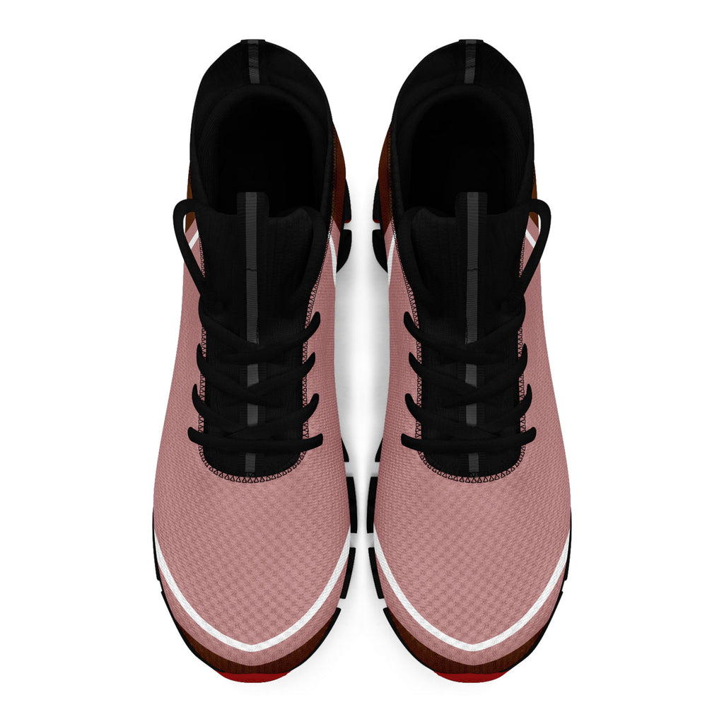 Custom Dark Pink Brown Maxsoul Shoes Personalized Sneaker FN030XD-D020388-18
