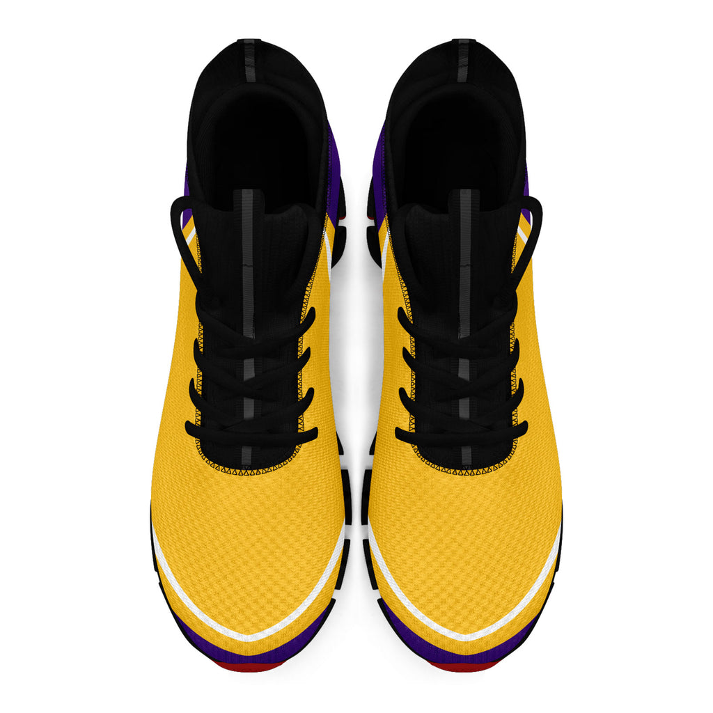 Custom Purple Yellow Maxsoul Shoes Personalized Sneaker FN030XD-D020388-26