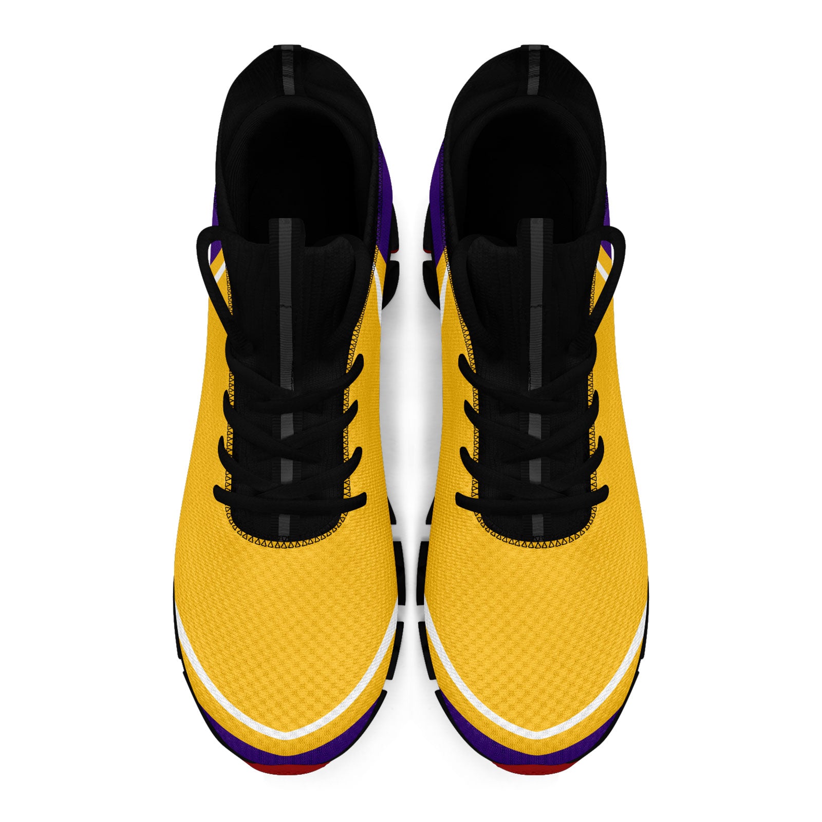 Custom Purple Yellow Maxsoul Shoes Personalized Sneaker FN030XD-D020388-26