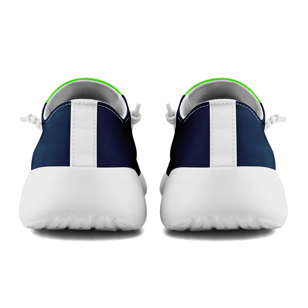 Custom Blue Green Seattle Jacket and Sports Shoes Combo Offer Personalized Combo ZH-D020294-27