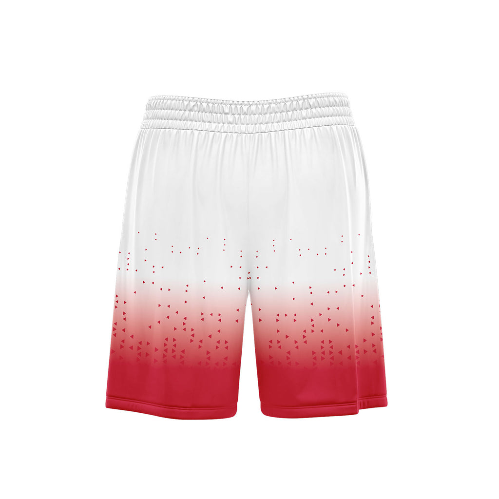 Custom White Red Fade Fashion Sports Uniform Basketball Jersey BBJ01-D020102-8