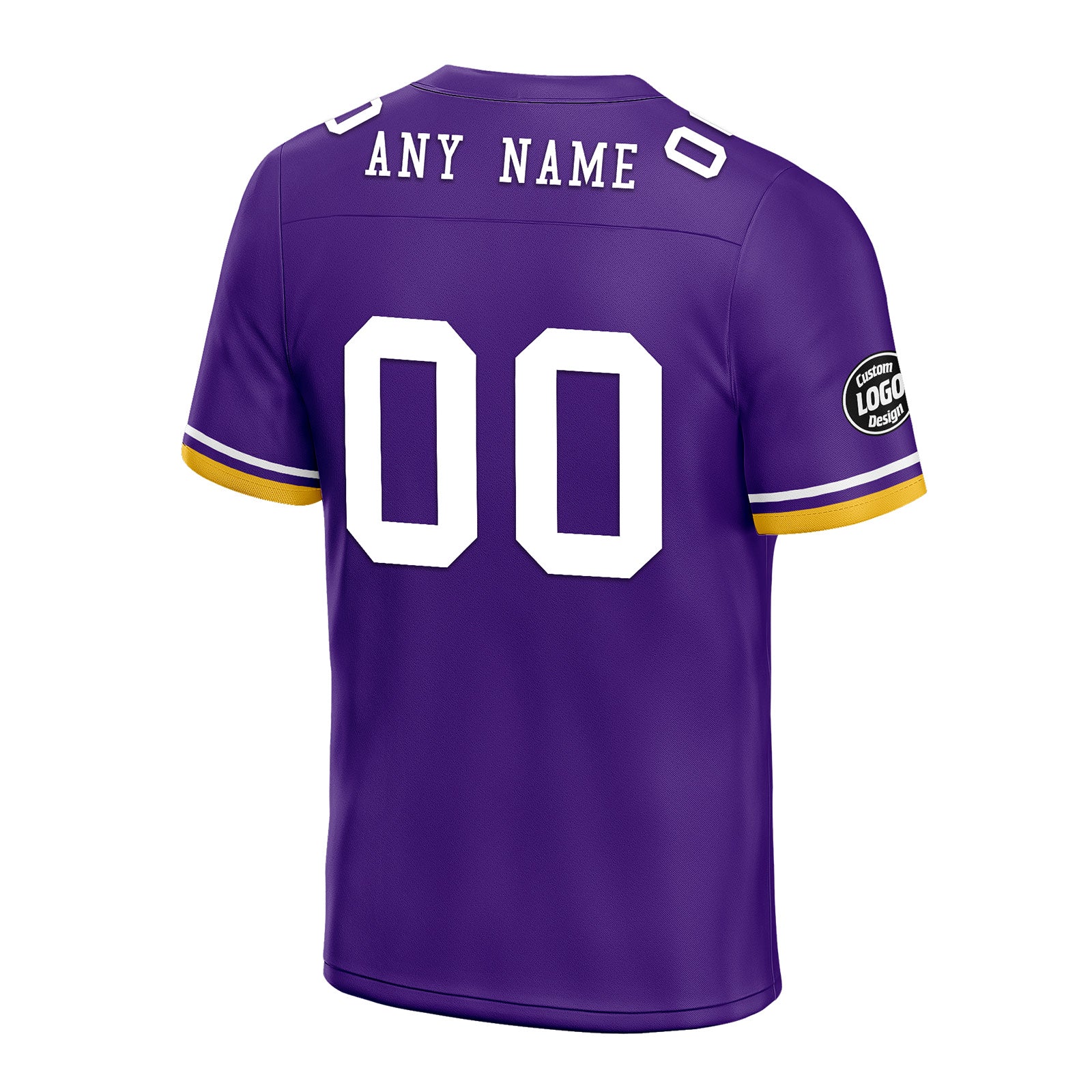 Custom Purple Minnesota Personalized Authentic Football Jersey FBJ02-D020263-17