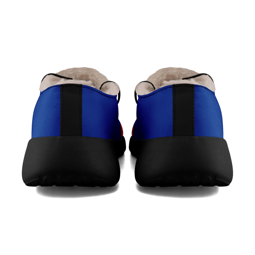 Custom Blue Red Buffalo Shoes Personalized Sneaker FN042-D020279-4