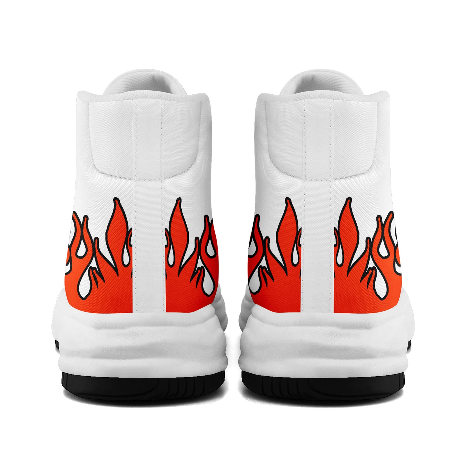 Custom White Orange Cleveland Football Jersey and Firesoul Sports Shoes Combo Offer Personalized Combo ZH-D020273-8