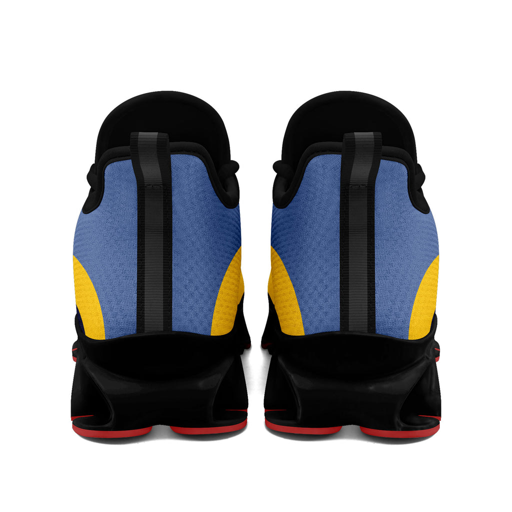 Custom Blue Yellow Maxsoul Shoes Personalized Sneaker FN003XD-D020391-11