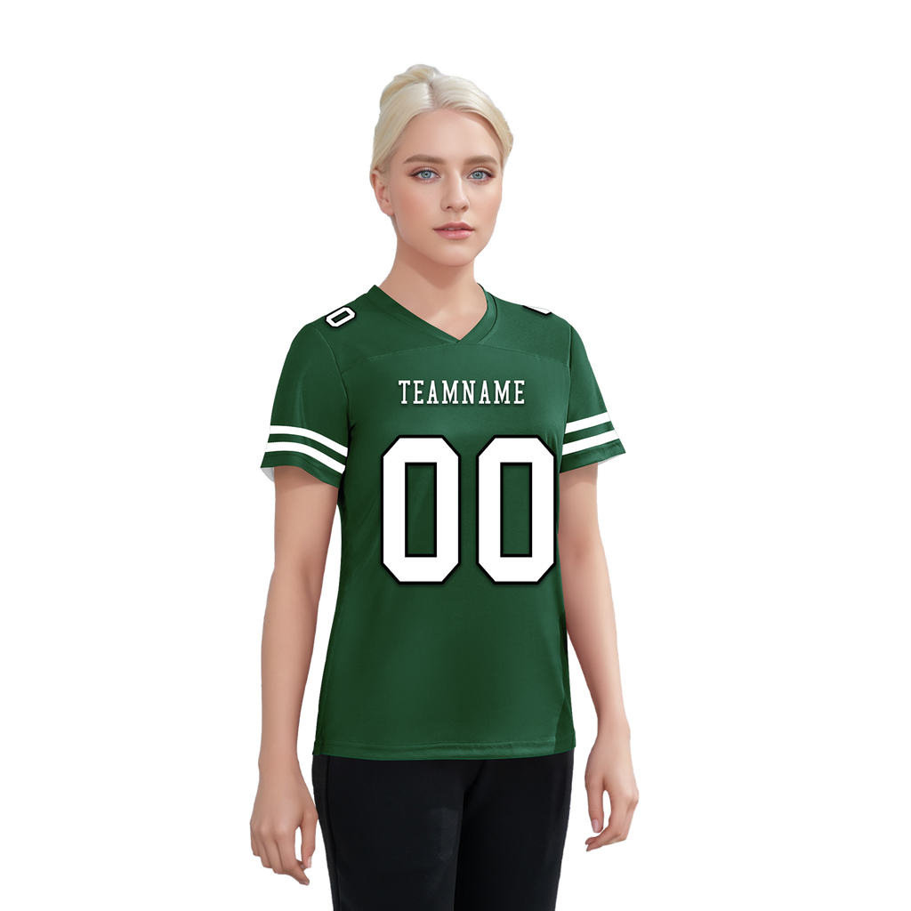 Custom Green Classic Style Personalized Authentic Football Jersey FBJ02-bd0a70a9
