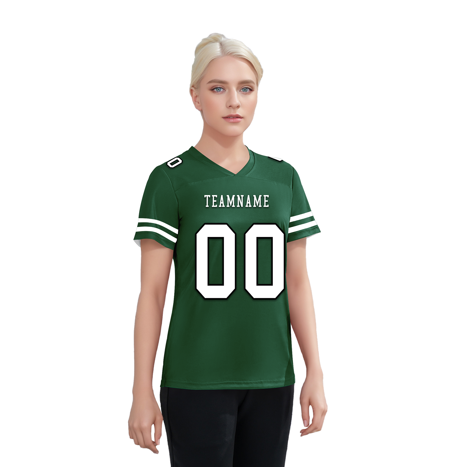 Custom Green Classic Style Personalized Authentic Football Jersey FBJ02-bd0a70a9