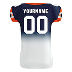 Custom Blue Orange White Fade Fashion Denver High-Performance American Football Jersey FBJ06-D020252-10