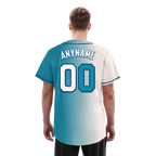 Custom White Blue Gradient Fashion Personalized Authentic Baseball Jersey BSBJ01-D0a7ab0