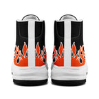 Custom Black Orange Cincinnati Football Jersey and Firesoul Sports Shoes Combo Offer Personalized Combo ZH-D020273-6