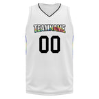 Custom White Rainbow City Edition Personalized Sports Uniform Authentic Basketball Jersey BBJ01-D06101-8
