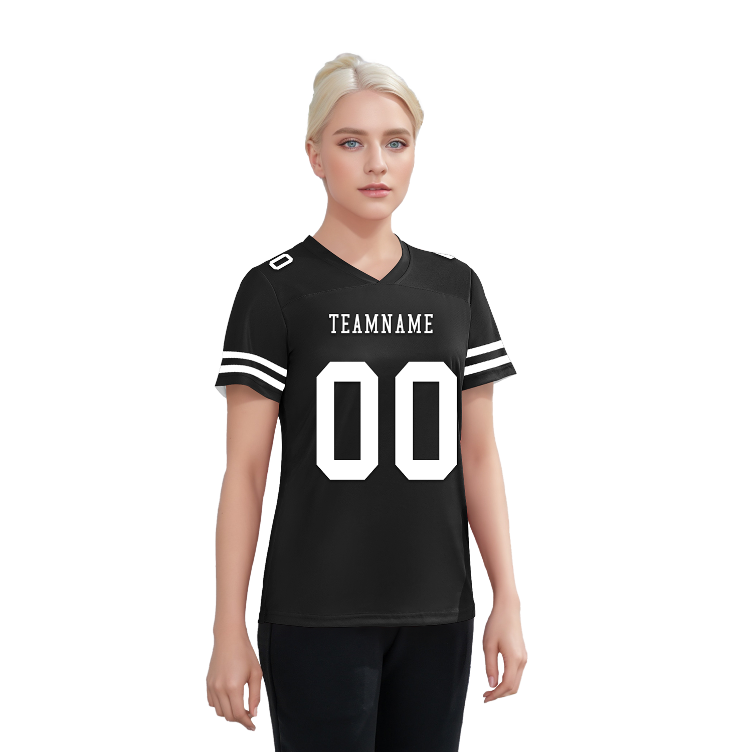 Custom Black Classic Style Personalized Authentic Football Jersey FBJ02-bd0a70bc
