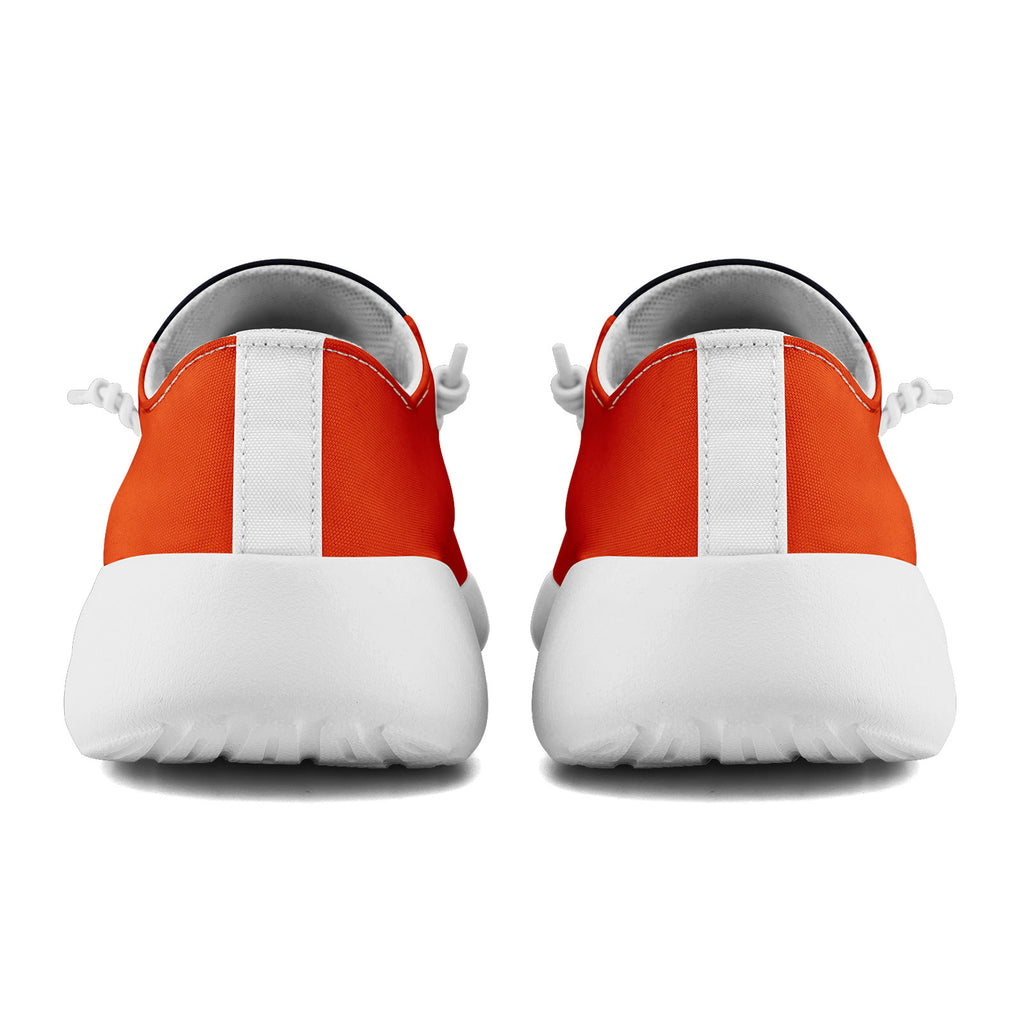 Custom Blue Orange Chicago Jacket and Sports Shoes Combo Offer Personalized Combo ZH-D020294-7