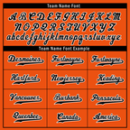 Custom Orange Black Classic Style Black Personalized Authentic Baseball Jersey BSBJ01-bd0fa0a