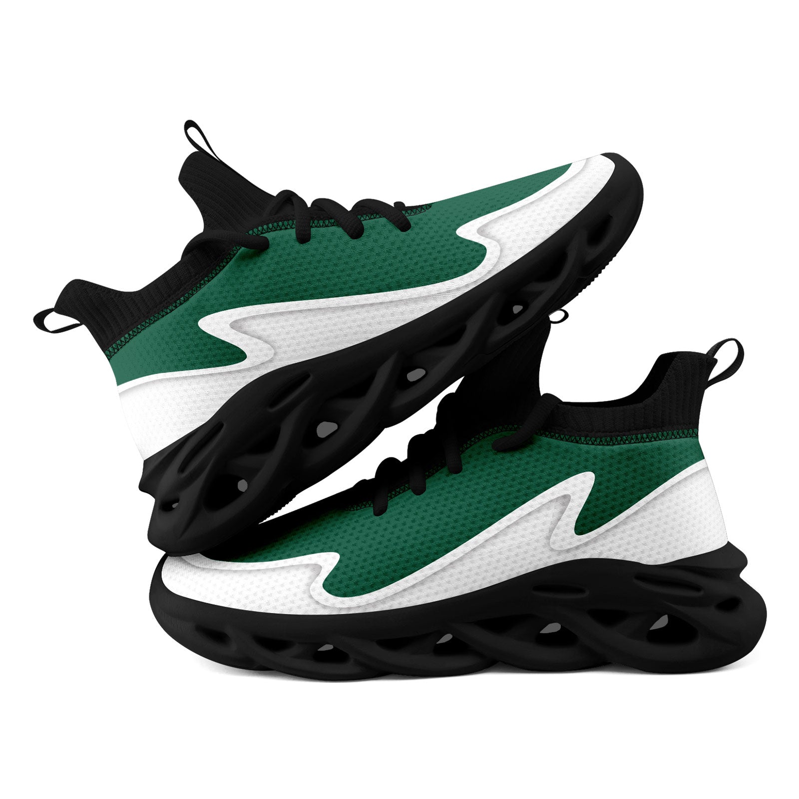 Custom Green White Maxsoul Shoes Personalized Sneaker FN030A-E020011-22
