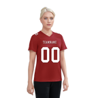 Custom Red Classic Style Personalized Authentic Football Jersey FBJ02-bd0a700a