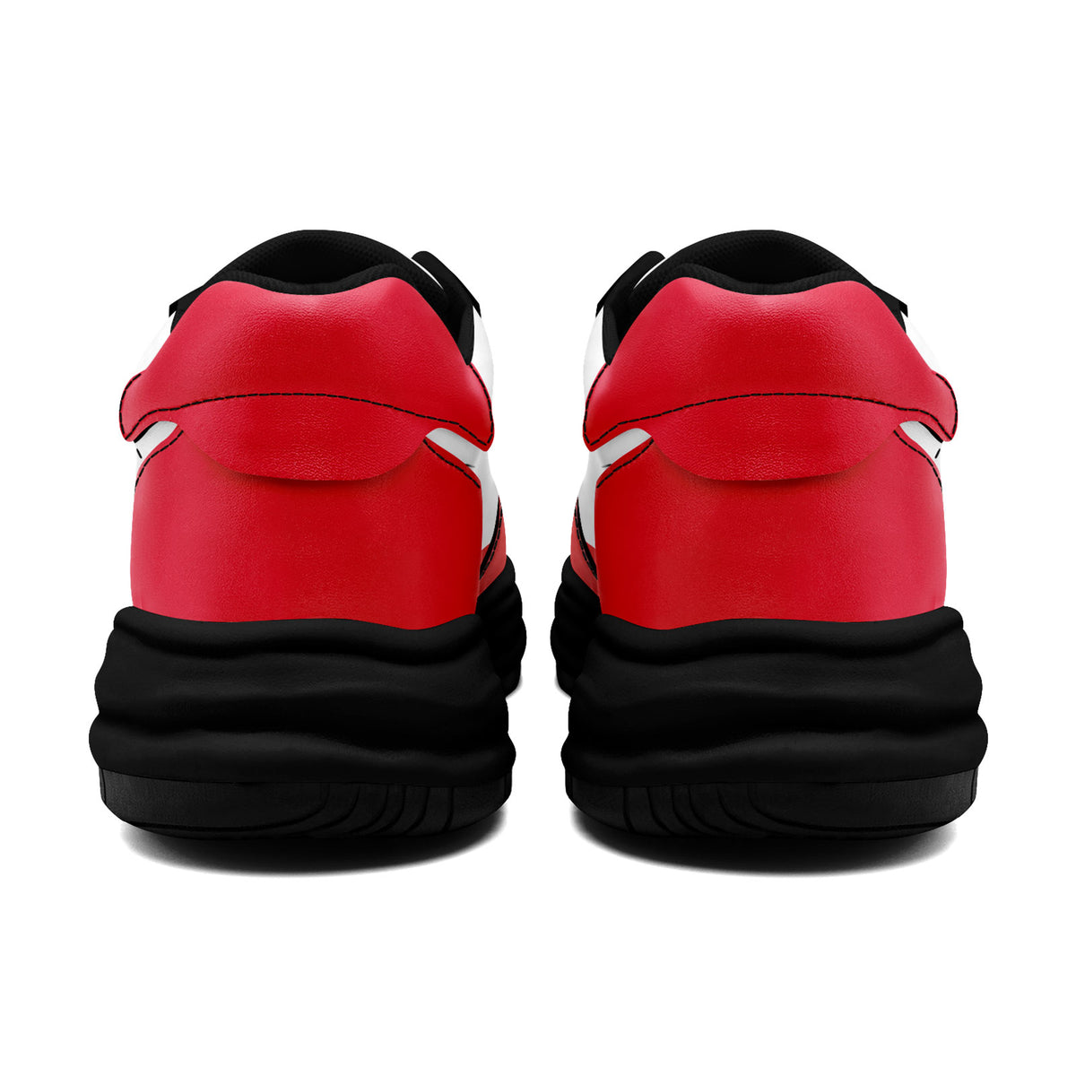Custom Red White Kansas City Shoes Personalized Sneaker FN032-D020389-18