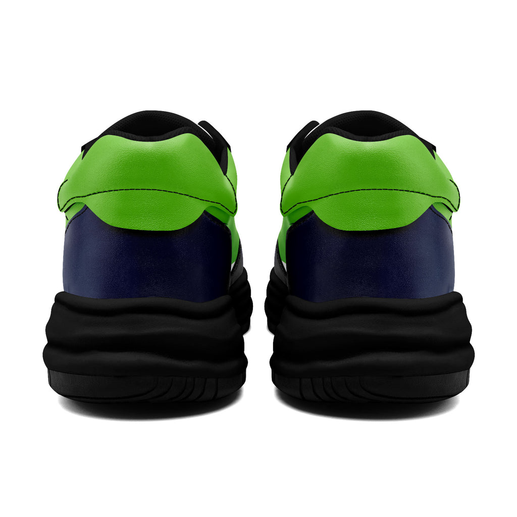 Custom Blue Green Seattle Shoes Personalized Sneaker FN032-D020389-27