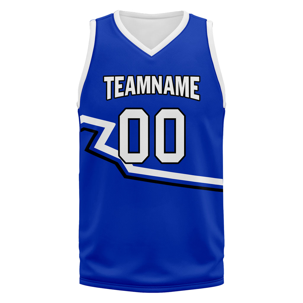 Custom Blue City Edition Personalized Sports Uniform Authentic Basketball Jersey BBJ01-D06101-17