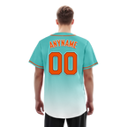 Custom Cyan White Fade Fashion Personalized Authentic Baseball Jersey BSBJ01-D0a70e8
