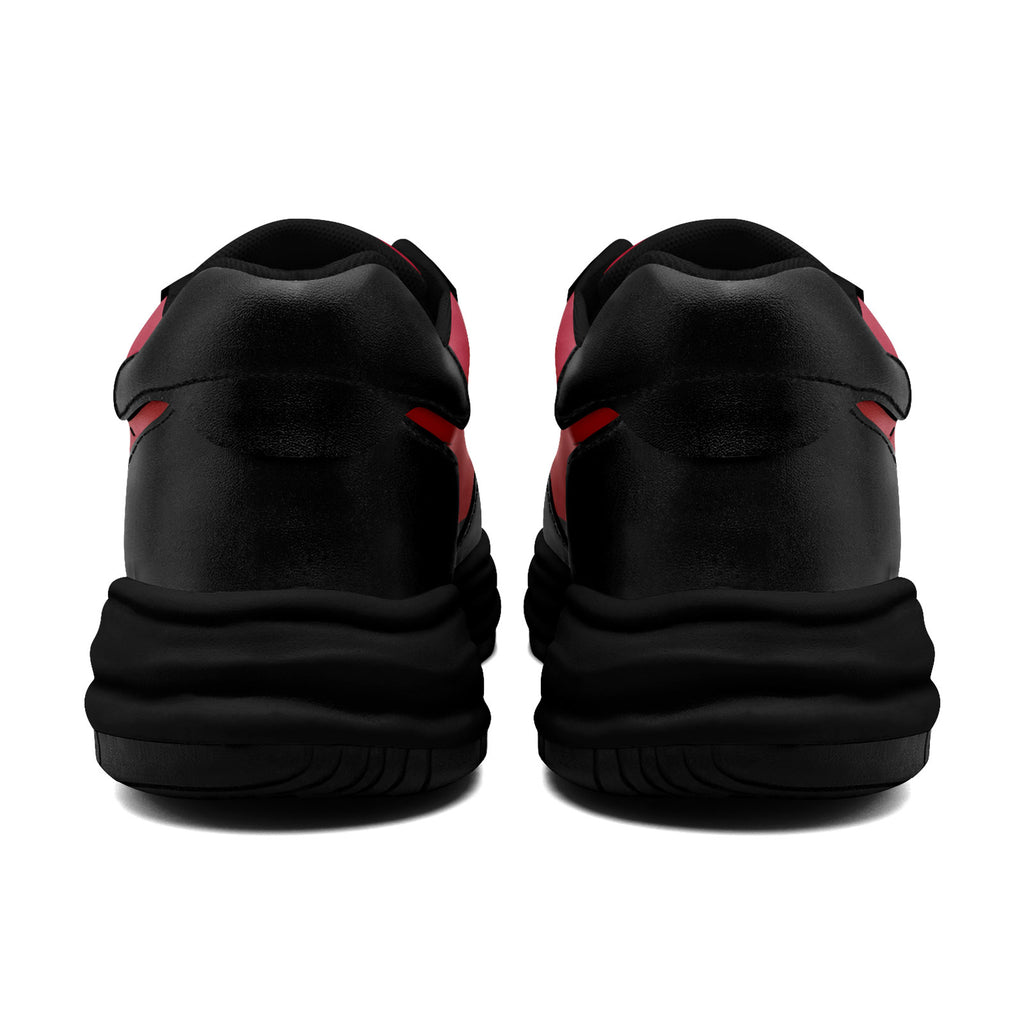 Custom Red Black Atlanta Shoes Personalized Sneaker FN032-D020389-3