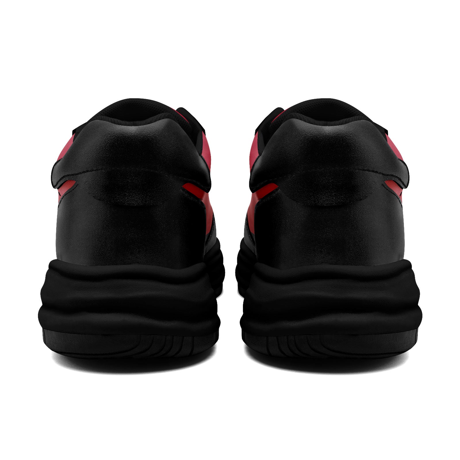 Custom Red Black Atlanta Shoes Personalized Sneaker FN032-D020389-3