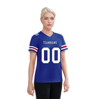 Custom Blue Classic Style Personalized Authentic Football Jersey FBJ02-bd0a70aa