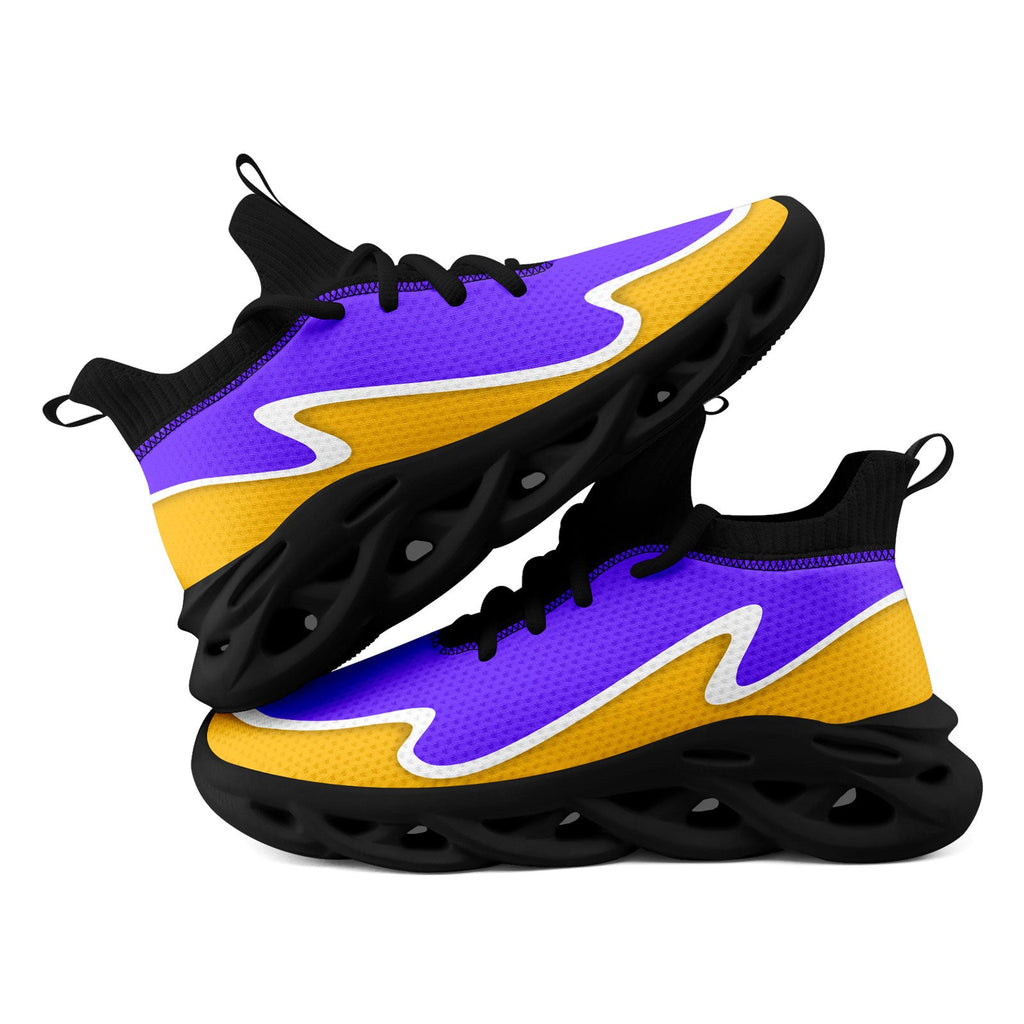 Custom Purple Yellow Maxsoul Shoes Personalized Sneaker FN030A-E020011-7