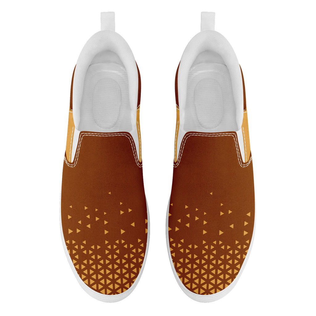 Custom Canvas Sneakers Personalized Slip On Shoes FN071-E023042-2