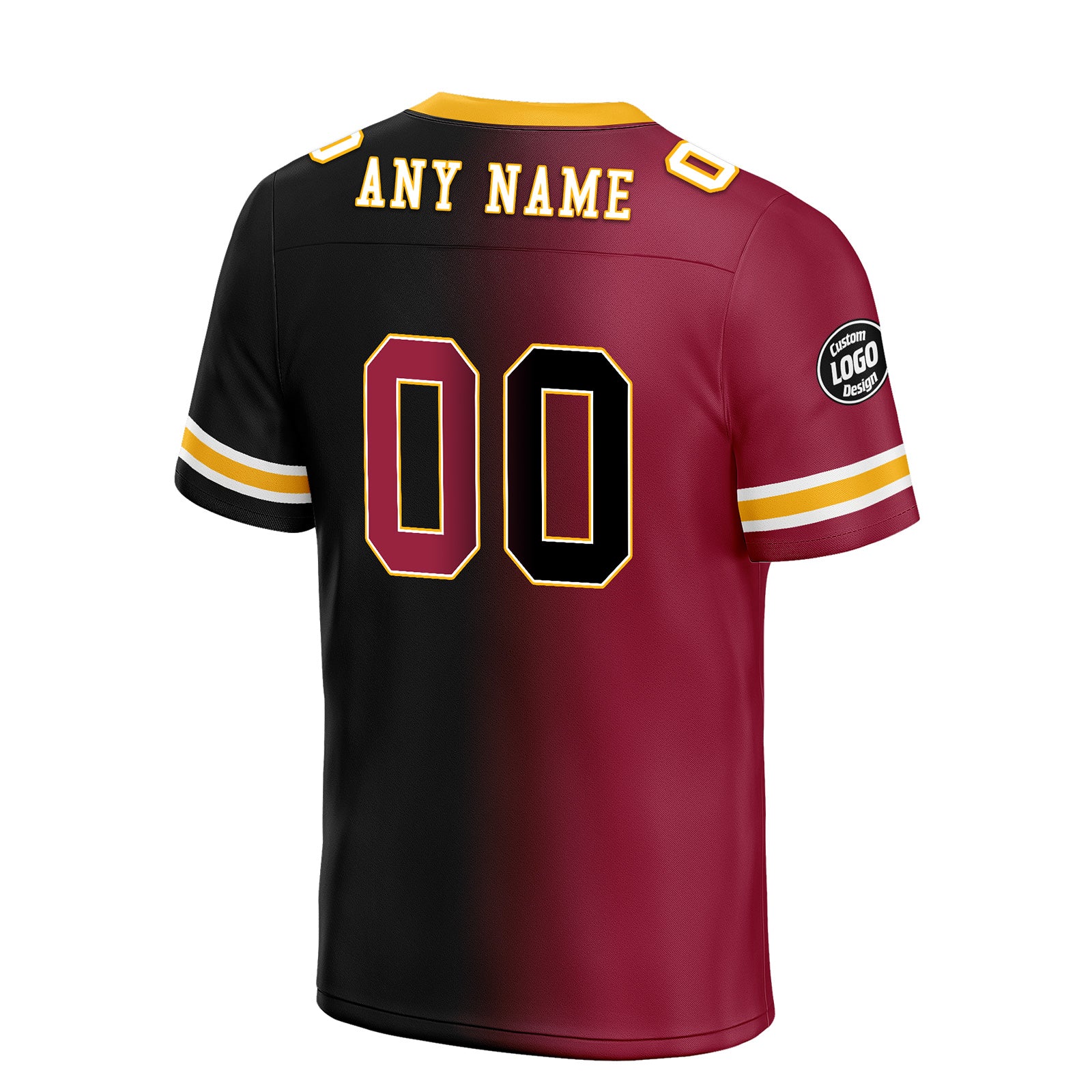 Custom Red Black Arizona Personalized Authentic Football Jersey FBJ02-D028017-1