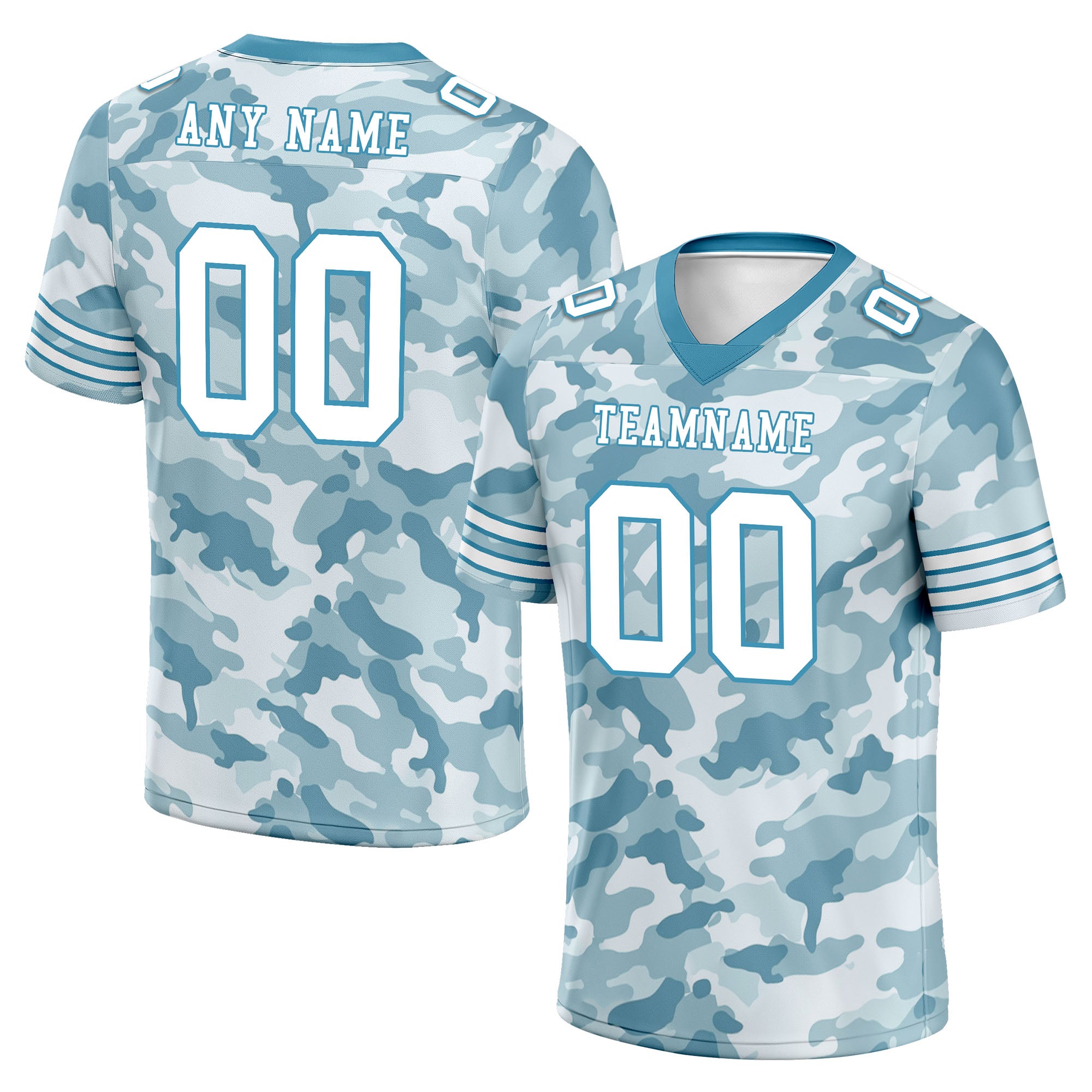 Custom Camo Personalized Authentic Football Jersey FBJ02-D06113