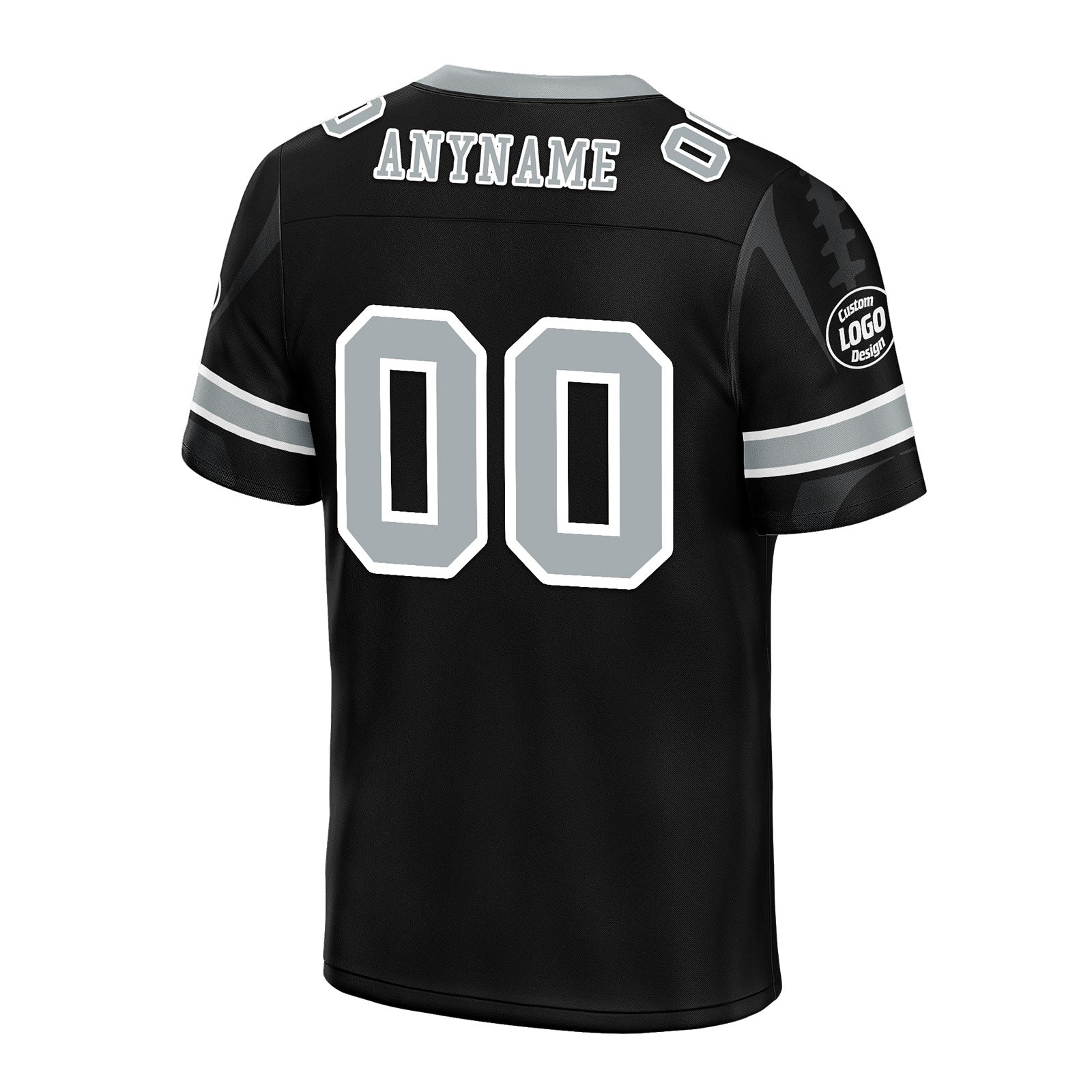 Custom Black Las Vegas Personalized Authentic Football Jersey FBJ02-D025033-23