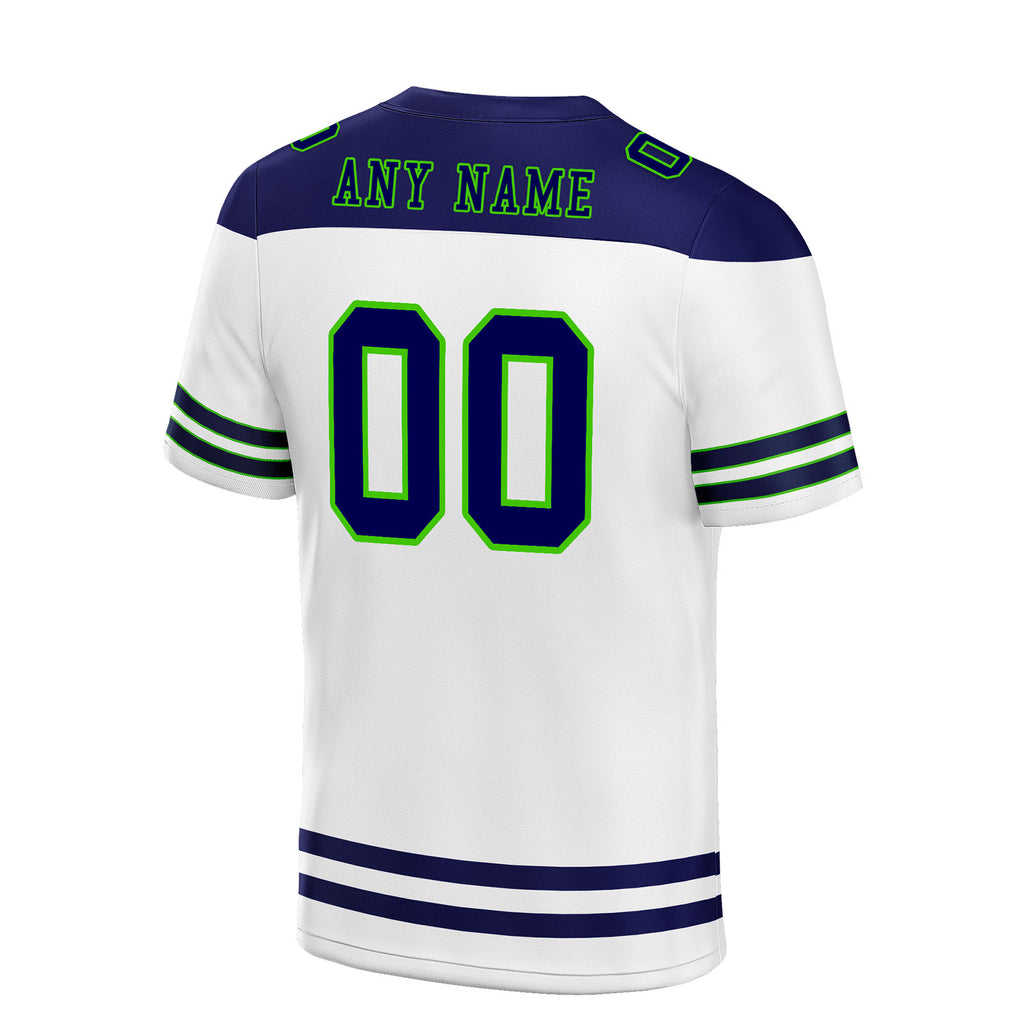 Custom Seattle Personalized Authentic Football Jersey FBJ02-E0607-30
