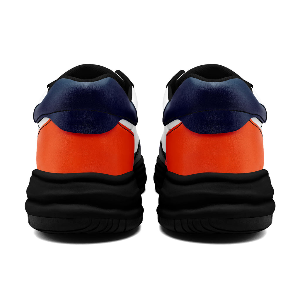 Custom Blue Orange Denver Shoes Personalized Sneaker FN032-D020389-10
