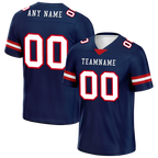Custom Blue Classic Style Personalized Authentic Football Jersey FBJ02-bd0a70b0