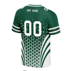 Custom Green White New York Personalized Authentic Football Jersey FBJ02-D023033-28