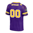 Custom Purple Minnesota Personalized Authentic Football Jersey FBJ02-D025033-15