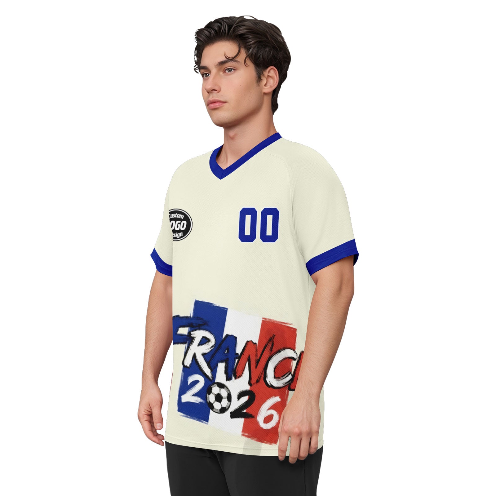 Custom France 2026 World Cup Football Shirt Customized Soccer Jersey for Fans Add Your Name & Number FZ190-F025083-6