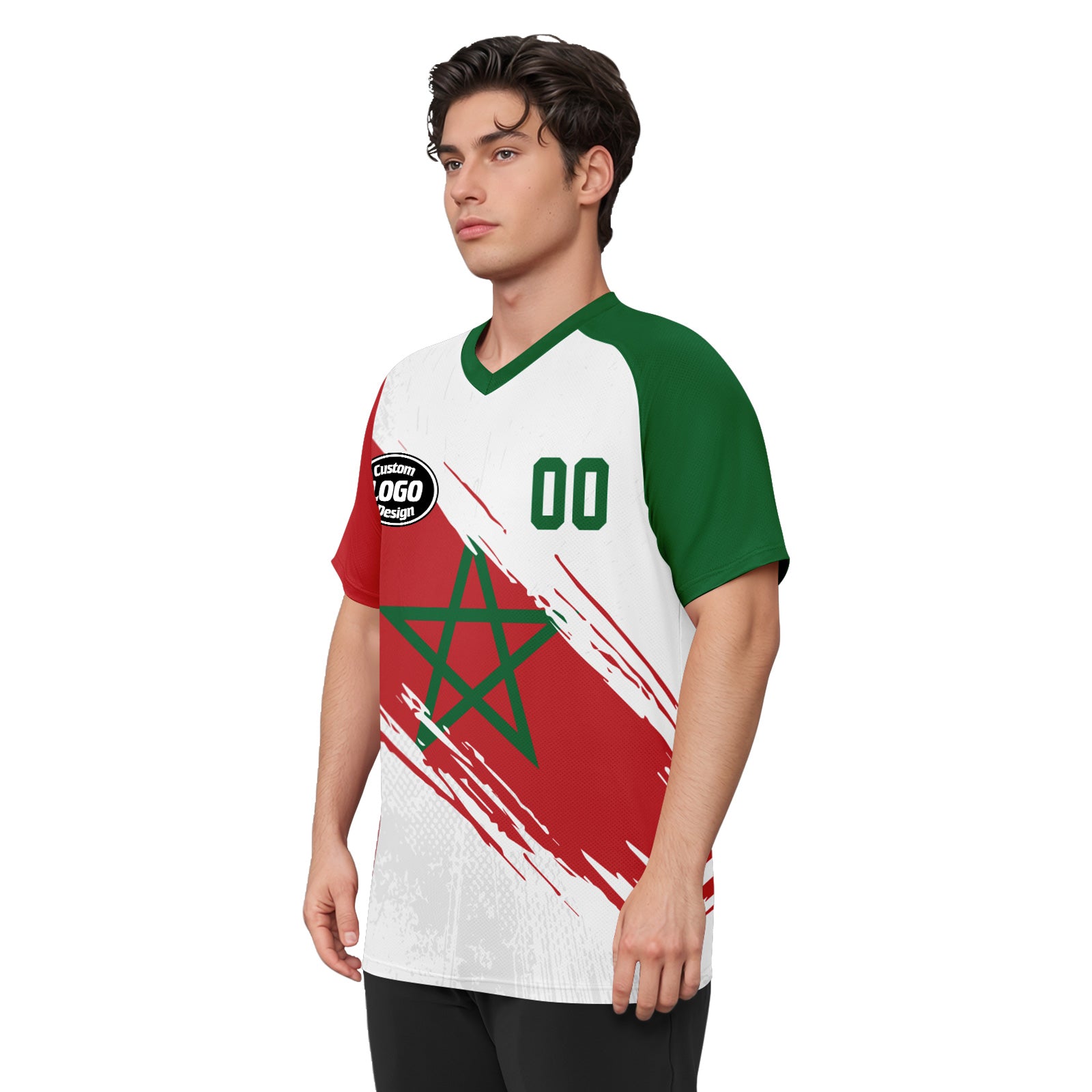 Custom Morocco 2026 World Cup Football Shirt Customized Soccer Jersey for Fans Add Your Name & Number FZ190-F009117-4