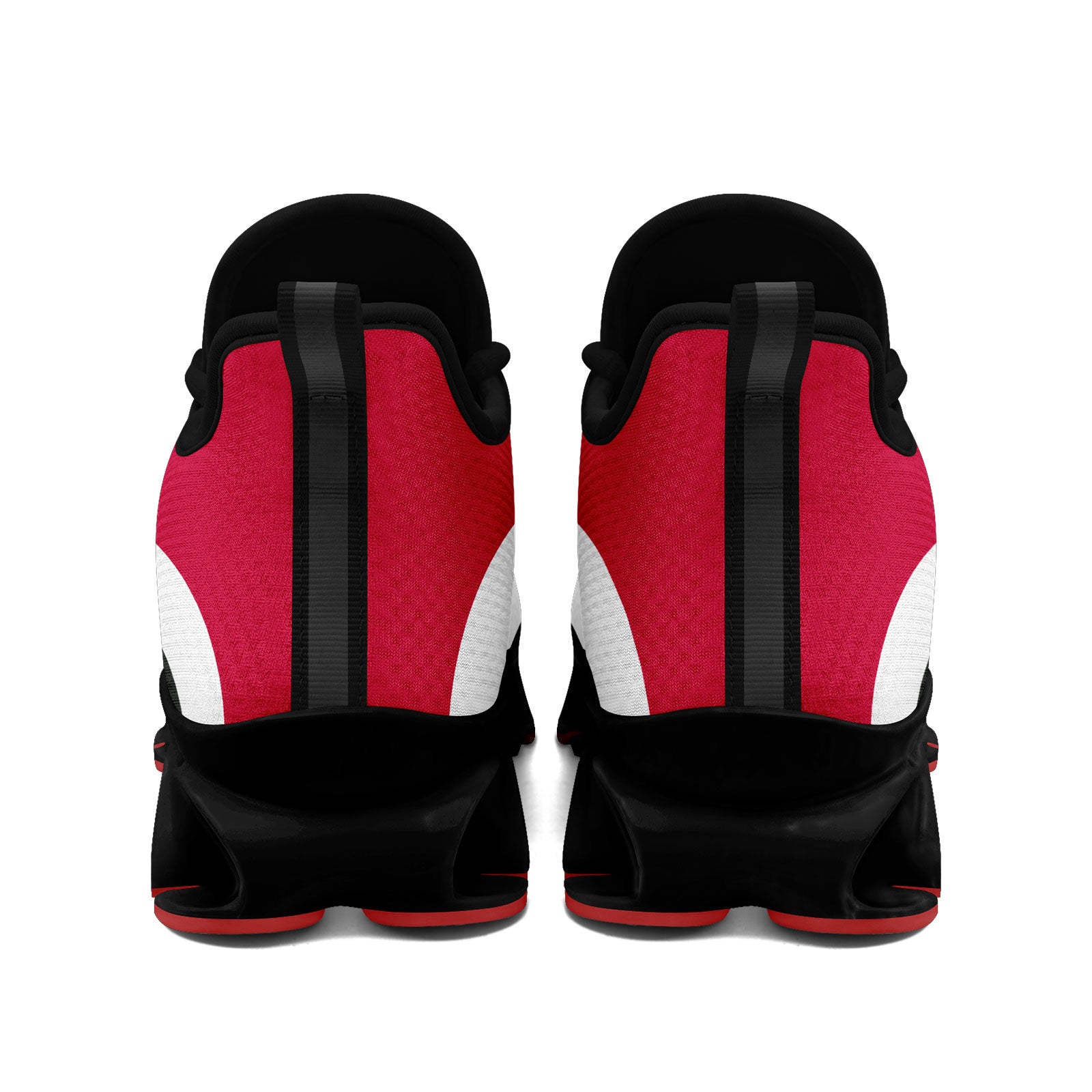 Custom Red Gray Maxsoul Shoes Personalized Sneaker FN003XD-D020391-10