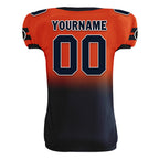 Custom Orange Blue Fade Fashion Chicago High-Performance American Football Jersey FBJ06-D020252-7