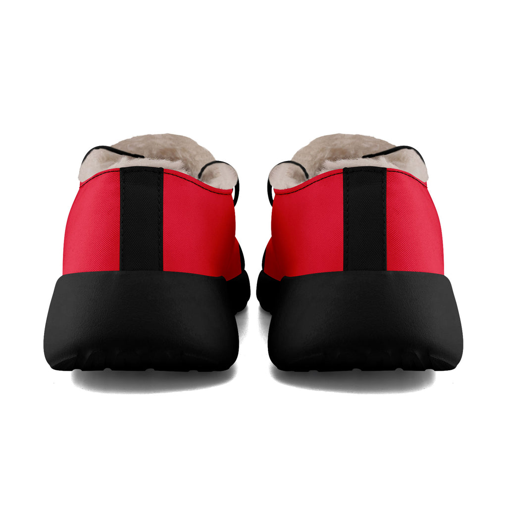 Custom Red Black Kansas City Shoes Personalized Sneaker FN042-D020279-18
