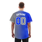 Custom Blue Grey Gradient Fashion Personalized Authentic Baseball Jersey BSBJ01-D0a709a