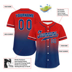 Custom Red Blue Fade Fashion Personalized Authentic Baseball Jersey UN002-bd0b007b-e