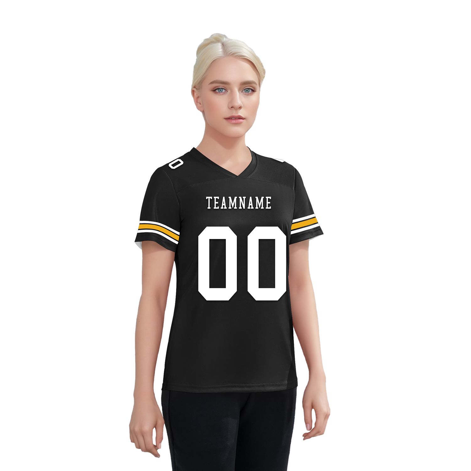 Custom Black Classic Style Personalized Authentic Football Jersey FBJ02-bd0a70a8