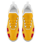 Custom Yellow Red Blue Pittsburgh MaxSoul Shoes and Hat Combo Offer Personalized Combo ZH-D020264-30