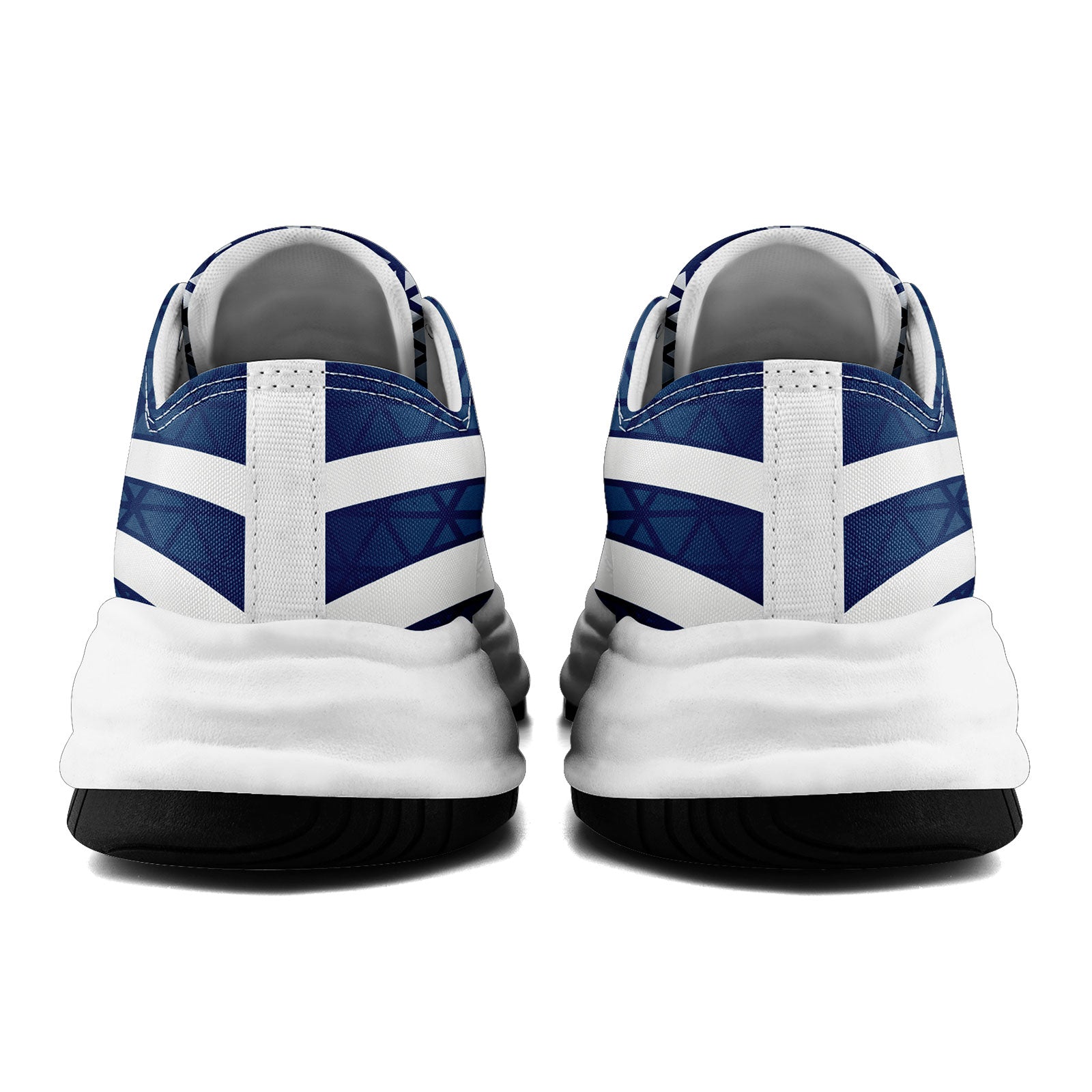 Custom Blue White Indiana Football Jersey and Sports Shoes Combo Offer Personalized Combo ZH-D023031-14